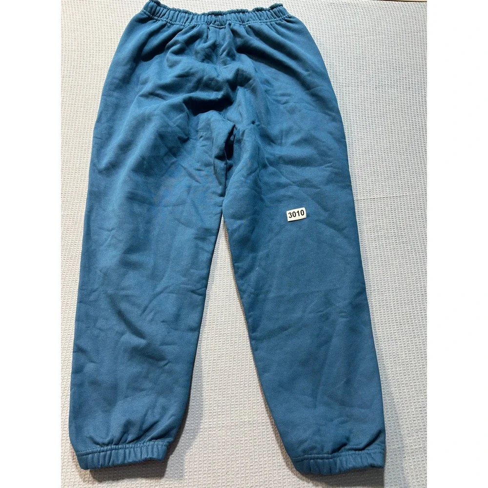 Nike Solo Swoosh Fleece Sweatpants Mens Sz‎ M Teal Blue